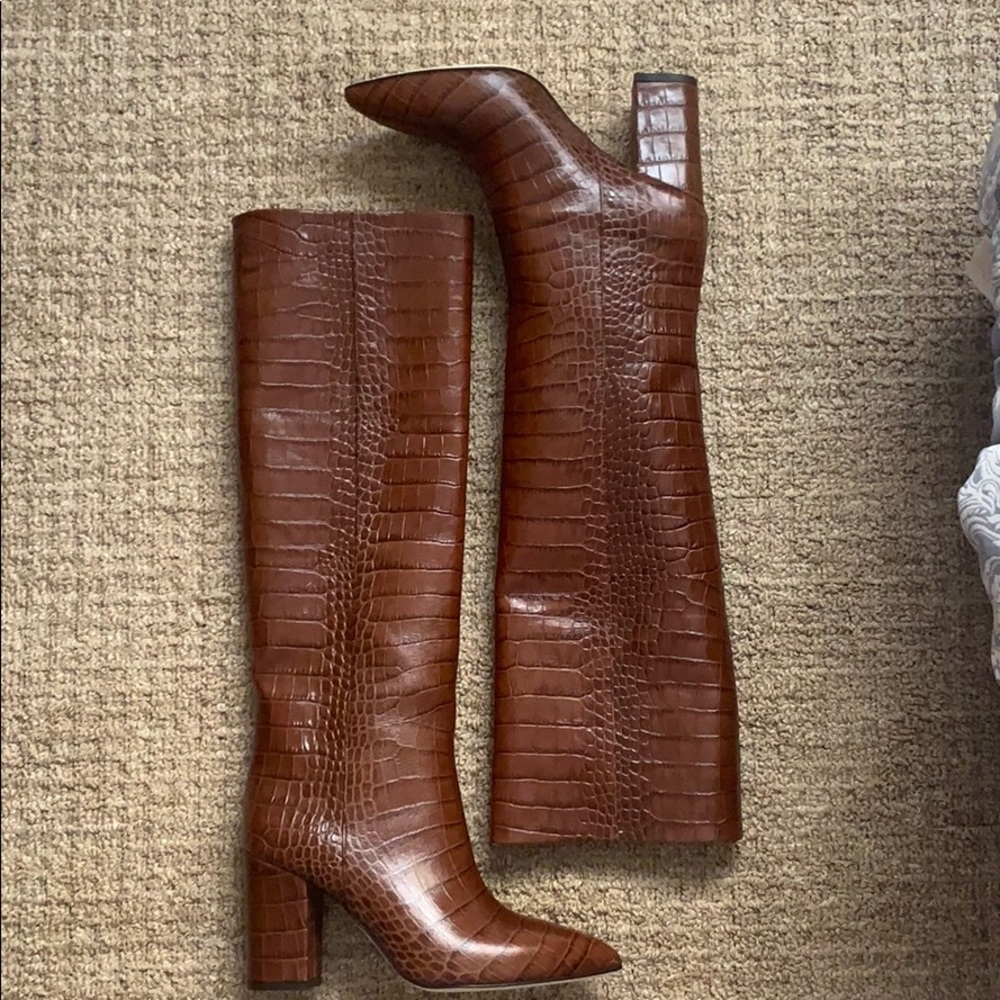 Paris Texas Moc Croc Boot